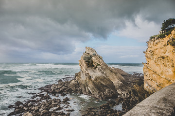 biarritz france landscape beach ocean