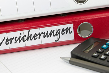 Versicherungen, Aktenordner, Privatvorsorge