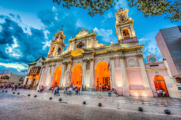Cathedral Basilica in Salta, Argentina - 189368276