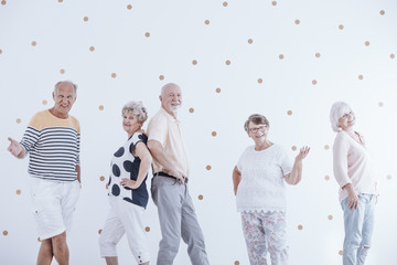 Seniors during session