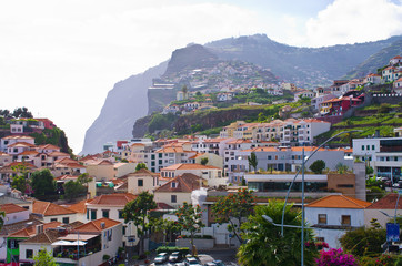 Fototapeta na wymiar Camara de Lobos village - Madeira island, Portugal