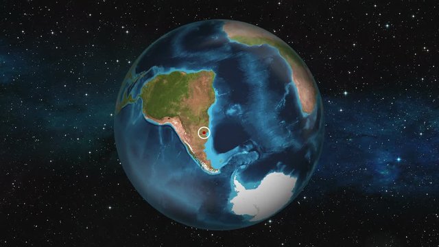 Earth Zoom In - Buenos Aires, Argentina