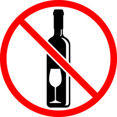 No Alcohol Sign