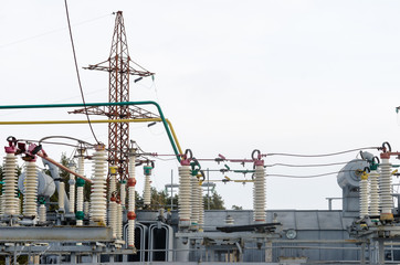 High-voltage electrical substation