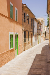 Obraz premium Alcudia Old Town in Majorca (Mallorca) island, Spain