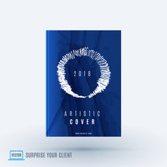 Abstract design of business vector brochure, template cover, poster