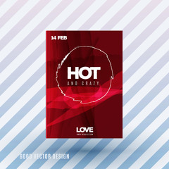 Abstract design of business vector brochure, template cover, poster