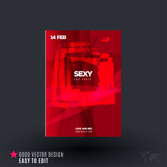Abstract design of business vector brochure, template cover, playbill