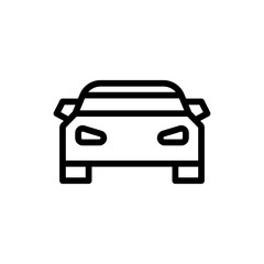 Obraz premium Car flat icon
