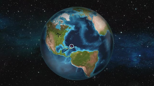 Earth Zoom In - Cockburn Town Turkish and Caiques Islands