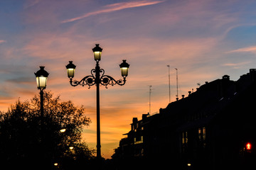 A Sunset in Madrid