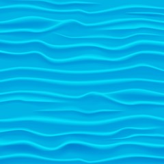 Abstract Water Background of Blue Waves. raster Illustration 
