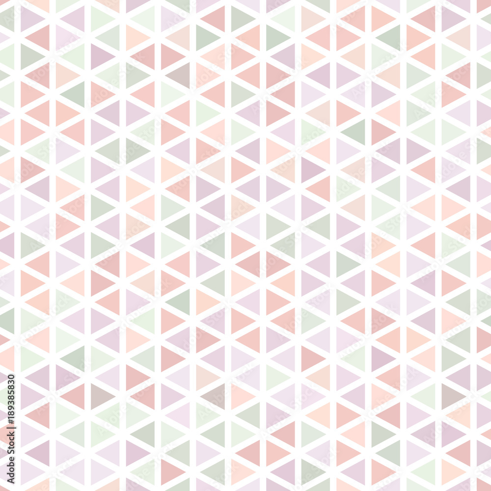 Poster abstract seamless pattern of triangles. mosaic of geometric forms.