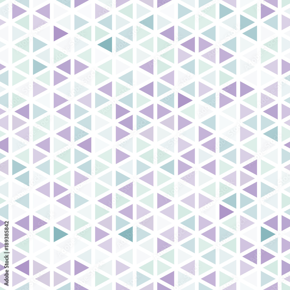Poster abstract seamless pattern of triangles. mosaic of geometric forms.