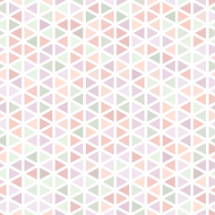 Obraz premium Abstract seamless pattern of triangles. Mosaic of geometric forms.