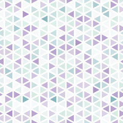 Abstract seamless pattern of triangles. Mosaic of geometric forms.