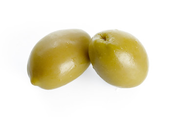 olive isolated on white