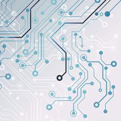 Circuit board, technology background. Vector illustration. EPS 10.
