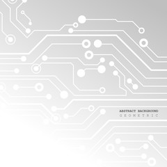 Circuit board, technology background. Vector illustration. EPS 10.