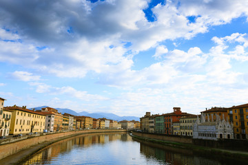 Pisa day view, Tuscany, Italy