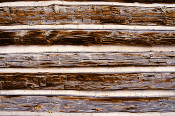 1800s Log Cabin Outer Wall