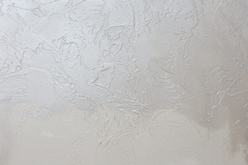 Painted in gray wall. White and gray texture concrete wall high resolution background, painted with gray paint.