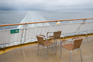 Fototapeta premium Fähre auf der Ostsee