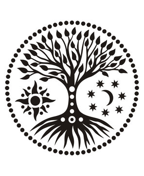 Tree of life. Mandala