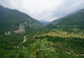 Fototapeta na wymiar Devil's Lies (Davolje lazi) canyon of Tara river, Montenegro.