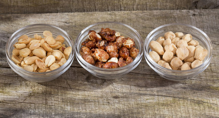 Peanuts with different processes - sugared peanuts