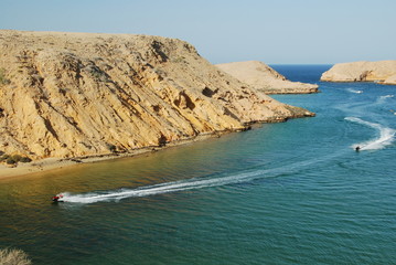 Bandar Al Khiran près de Muscat, Oman