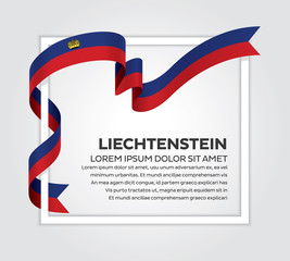 Liechtenstein flag background