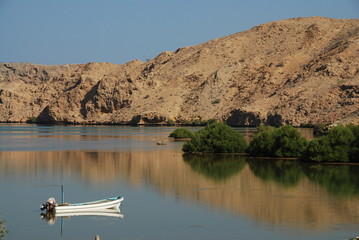 Lagune de Bandar Al Khiran, Oman