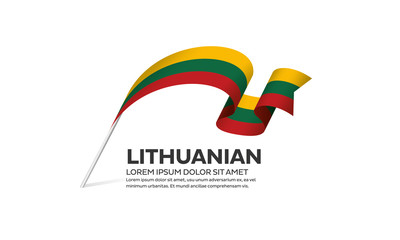 Lithuanian flag background