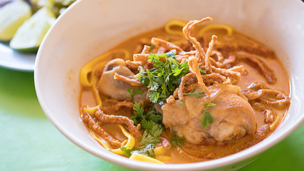 Thai food  Thai spicy food Khao Soi chicken curry