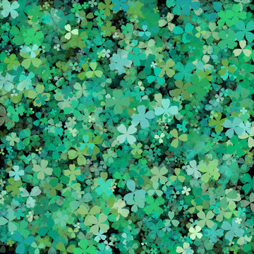 St. Patrick`s day background. Deep 3d effect