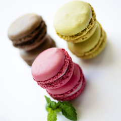 Macaroon desert trio