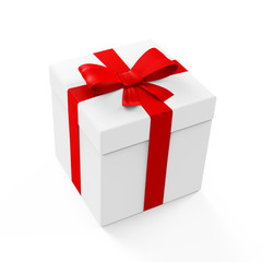 White Gift Pack Box Top Two