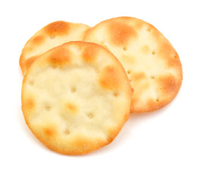 Cracker isolated on white background