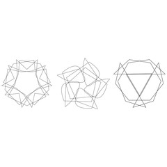 Holiday patterns of stars of snowflakes and flowers for gifts