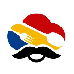 Resto Logo Template Stock Vector