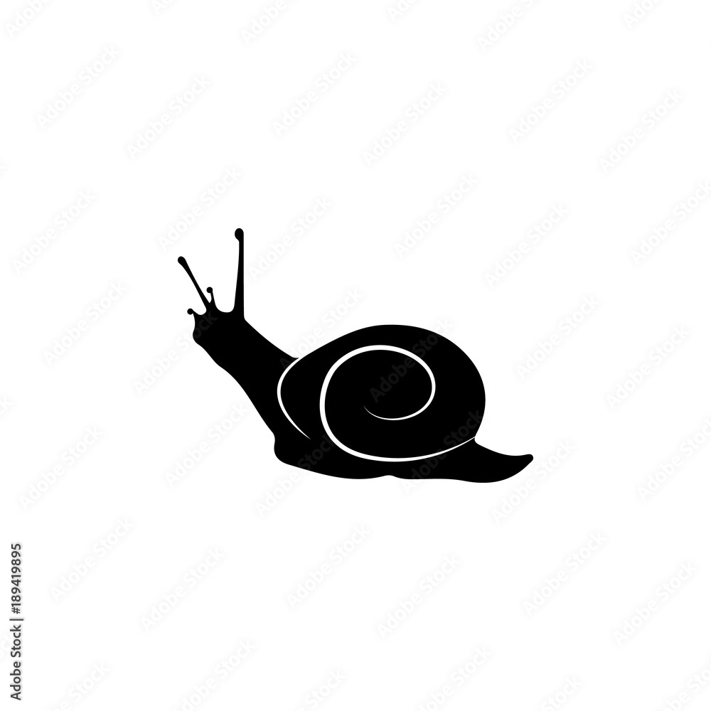 Poster snail icon. elements of world of insects icon for concept and web apps. illustration icon for websit