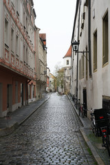 Fototapeta na wymiar Regensburg ist eine alte deutsche Stadt in Bayern 