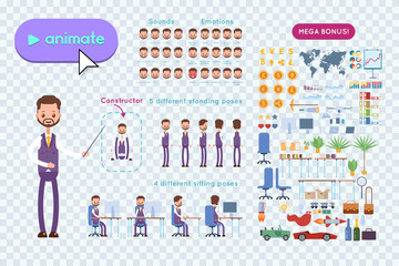 Minimalistic character constructor for animating 