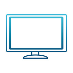 Computer screen technology icon vector illustration graphic design