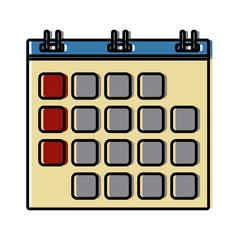 Calendar event symbol icon vector illustration graphic design