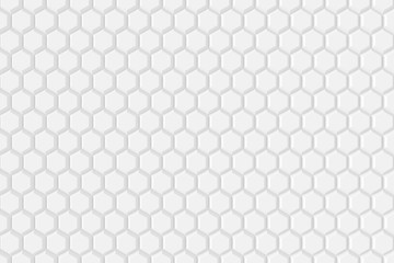 Abstract background of hexagon. 3D rendering.