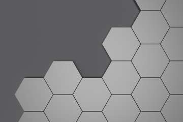 Modern wall background. 3D rendering.