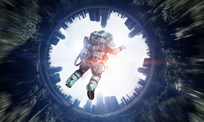 Astronaut in space suit