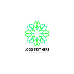 flower logo vector
